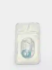 Голубой цветные контактные линзы Illusion colors Shine, 2 шт, 3 месяца