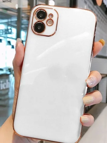 Белый чехол для iPhone 12/12 mini/13/13mini/13Pro