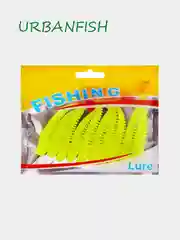 Желтый силиконовая приманка Urbanfish