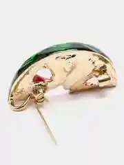 Брошь Долька арбуза