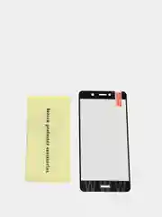 Черный huawei Y7 2017 / Y7 Prime 2017, Хуавей У7 2017 / У7 Прайм 2017, защитное стекло