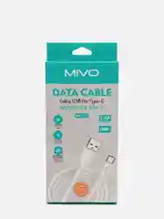 Кабель для зарядки MIVO MX-21T, USB - Type-C, выходной ток 2,4А