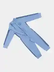 Голубой комбинезон детский флисовый Утенок
