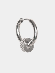 Серьга-кольцо, пирсинг из стали медицинской