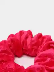 Фуксия резинка для волос бархатная большая