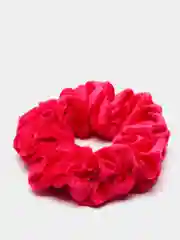 Фуксия резинка для волос бархатная большая
