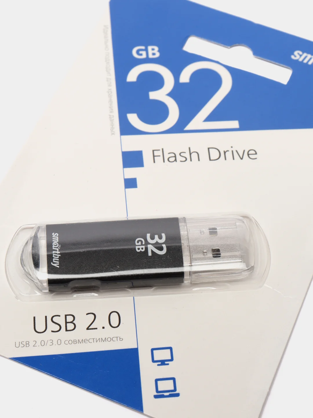 Флеш накопитель USB SmartBuy V-Cut 2.0, 5 размеров, карта памяти