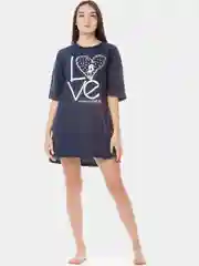 Туника-футболка женская оверсайз "Love"