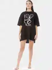 Туника-футболка женская оверсайз "Love"