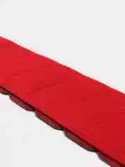 Красный женский пояс с пряжкой, на крючке