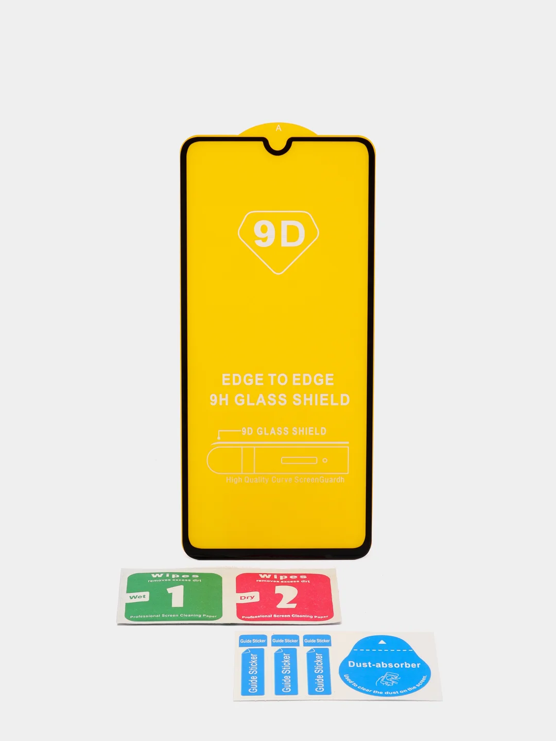 Защитное стекло для Xiaomi Redmi 9A ( Редми 9А) / Redmi 9C, с черной рамкой