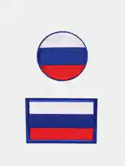 Термоаппликация, термонаклейка "Флаг России"
