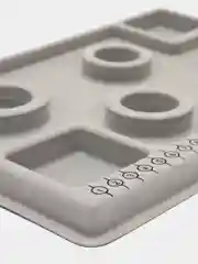 Серый планшет для сборки украшений Bead Board, лоток для хранения бусин и фурнитуры