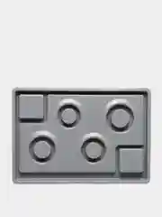 Серый планшет для сборки украшений Bead Board, лоток для хранения бусин и фурнитуры