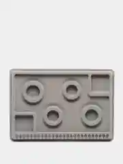 Серый планшет для сборки украшений Bead Board, лоток для хранения бусин и фурнитуры