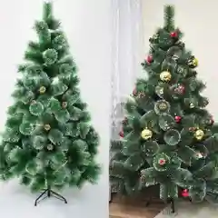 Ёлка искусственная с шишками/Сосна с инеем и шишками/Новогодняя елка
