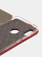 Красный чехол книжка на Xiaomi Redmi Note 5 / Note 5 Pro, Сяоми Редми Нот 5 / Нот 5 Про