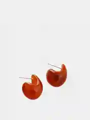 Коричневый серьги из смолы, 3 цвета