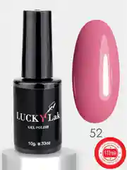 Гель лак для ногтей LuckyLak Edition №052, 10g розовый нюдовый френч светлый, для маникюра