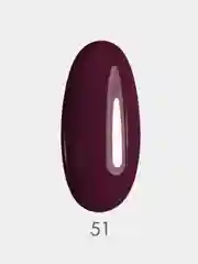 Гель лак для ногтей LuckyLak Edition №051, 10g бордовый для маникюра и педикюра