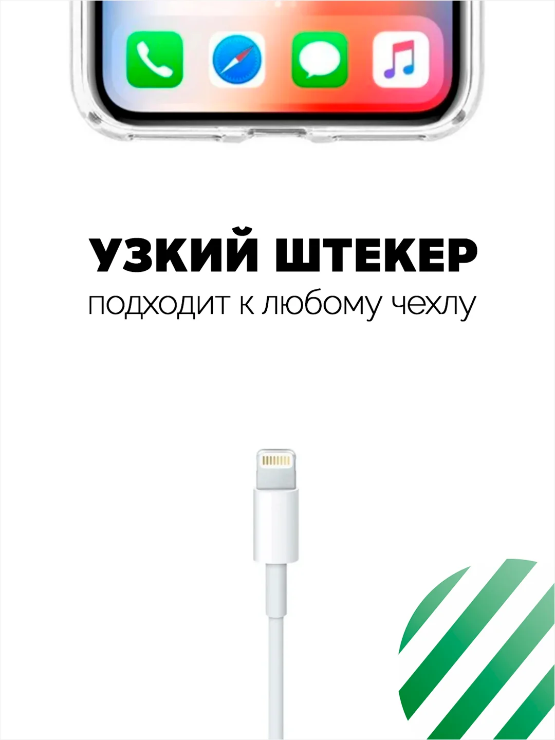Кабель lightning для быстрой зарядки / кабель USB / кабель для зарядки iphone