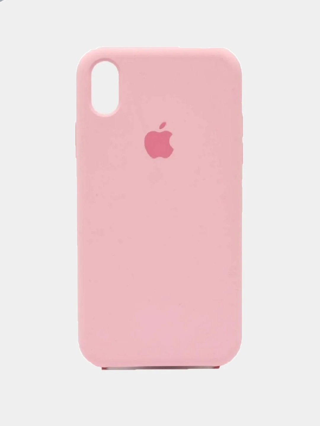 Розовый чехол для iPhone X / XS Silicone Case