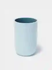 Белый стакан для зубных щеток