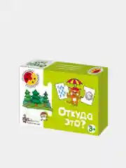 Салатовый игра обучающая "Половинки" в кор