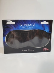 Маска на глаза Bondage, черная