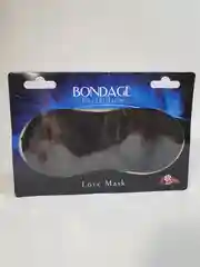 Маска на глаза Bondage, черная