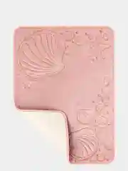 Коврик для ванной DeNASTIA "РАКУШКИ" memory foam 50x70см, розовый