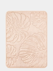 Коврик для ванной DeNASTIA "ТРОПИКИ" memory foam 50x70см, бежевый