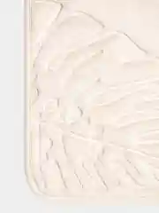 Коврик для ванной DeNASTIA "ТРОПИКИ" memory foam 50x70, молочный