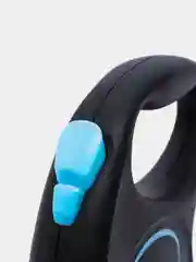 Поводок-рулетка для выгула собак Flexi Black Design трос S, 5м 12 кг, голубой