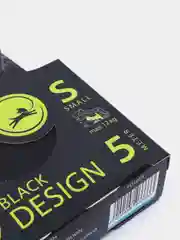 Поводок-рулетка для выгула собак Flexi Black Design трос S, 5м 12 кг, голубой