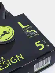 Поводок-рулетка для собак Flexi Black Design лента L, 5м 50кг, зелёный