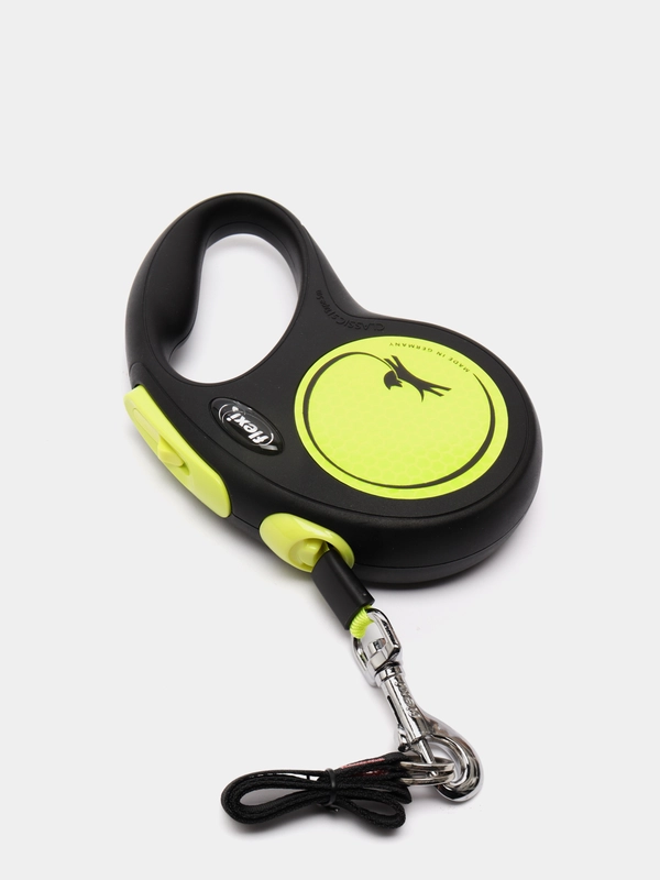 Поводок-рулетка для собак Flexi New Neon лента S 5м, 15кг