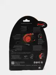 Поводок-рулетка для выгула собак Flexi Xtreme лента L, 5м 65кг, черный/оранжевый