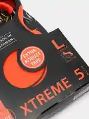 Поводок-рулетка для выгула собак Flexi Xtreme лента L, 5м 65кг, черный/оранжевый