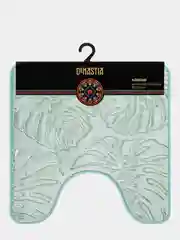 Коврик для туалета DeNASTIA "ТРОПИКИ" memory foam 50x50см, зелёный