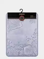 Коврик для ванной DeNASTIA "РАКУШКИ" memory foam 50x70см, синий