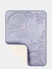 Коврик для ванной DeNASTIA "РАКУШКИ" memory foam 50x70см, синий