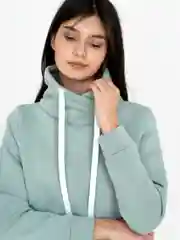 Мятный толстовка женская