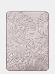 Коврик для ванной DeNASTIA "ТРОПИКИ" memory foam 50x70см, серый