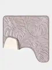 Коврик для туалета DeNASTIA "ТРОПИКИ" memory foam 50x50см, серый