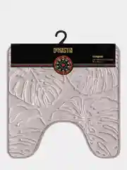 Коврик для туалета DeNASTIA "ТРОПИКИ" memory foam 50x50см, серый