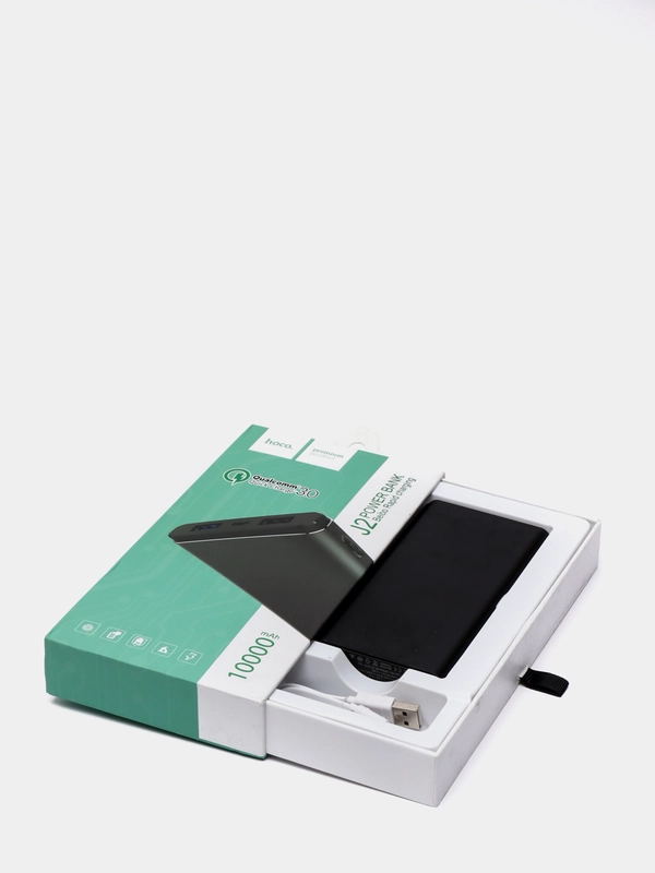 Внешний аккумулятор (Портативная зарядка) Hoco J2 Power Bank 10000 mAh QC3.0