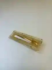 Лимонный заколка для волос "Блики"