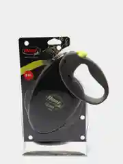 Поводок-рулетка для выгула собак Flexi Giant лента XL 8m, Black Neon
