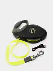 Поводок-рулетка для выгула собак Flexi Giant лента XL 8m, Black Neon